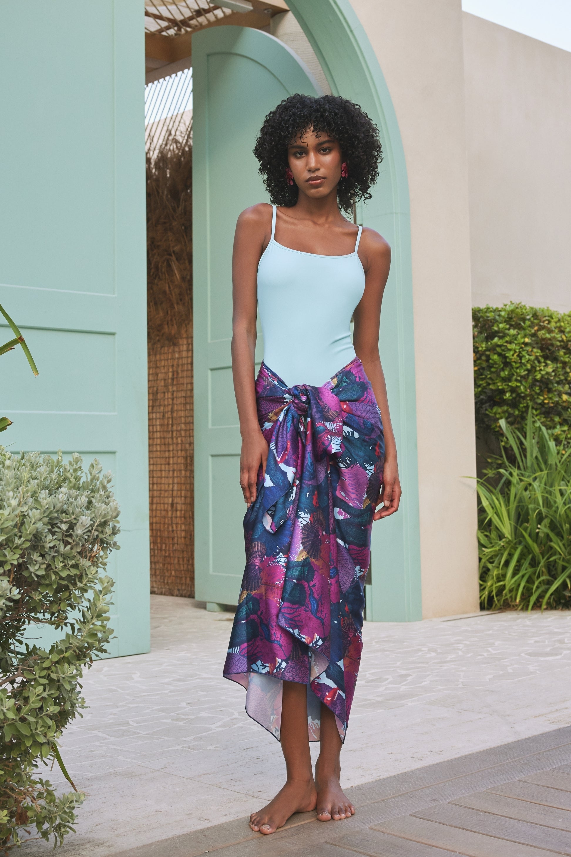 Tangier Silk Beach Skirt
