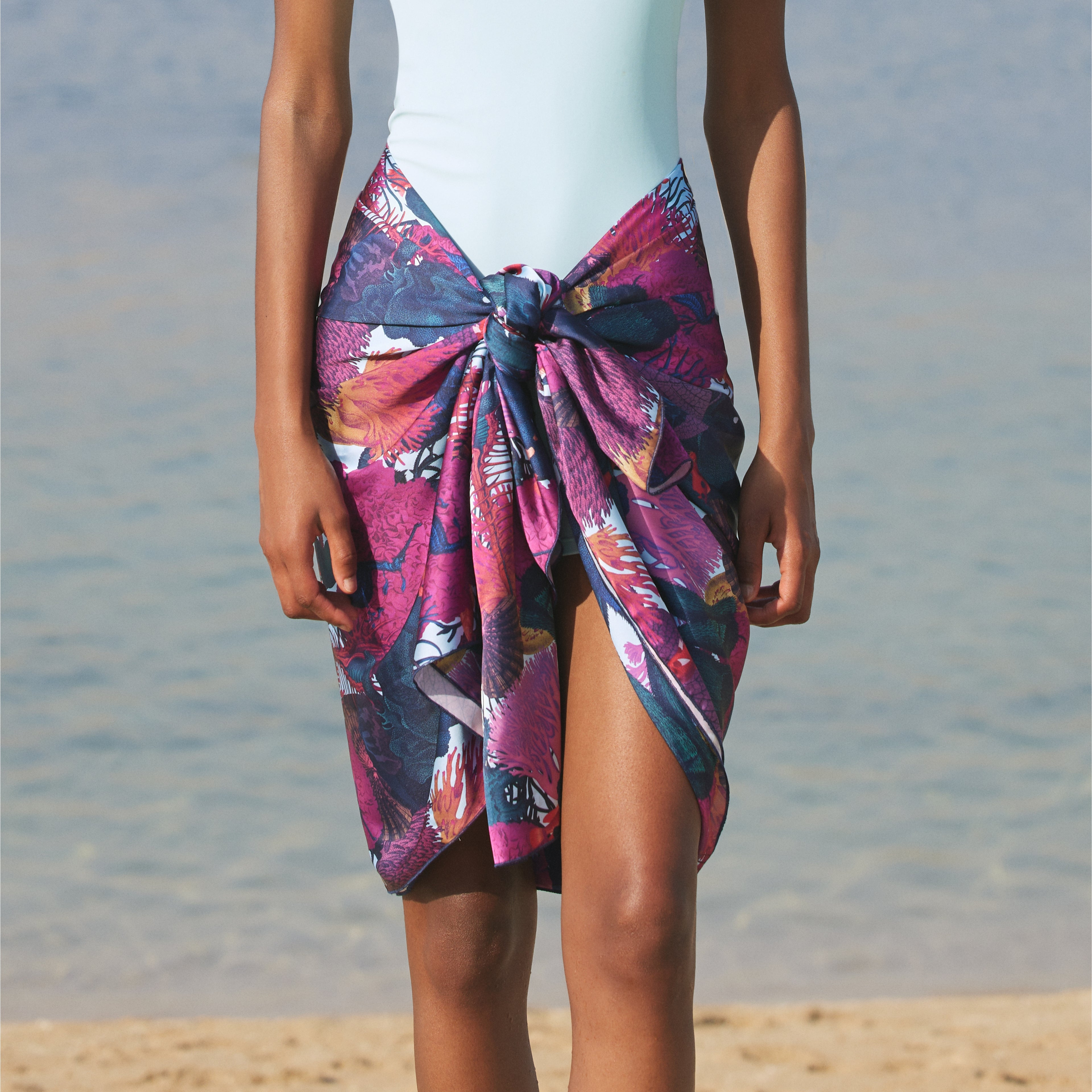 Tangier Silk Beach Skirt