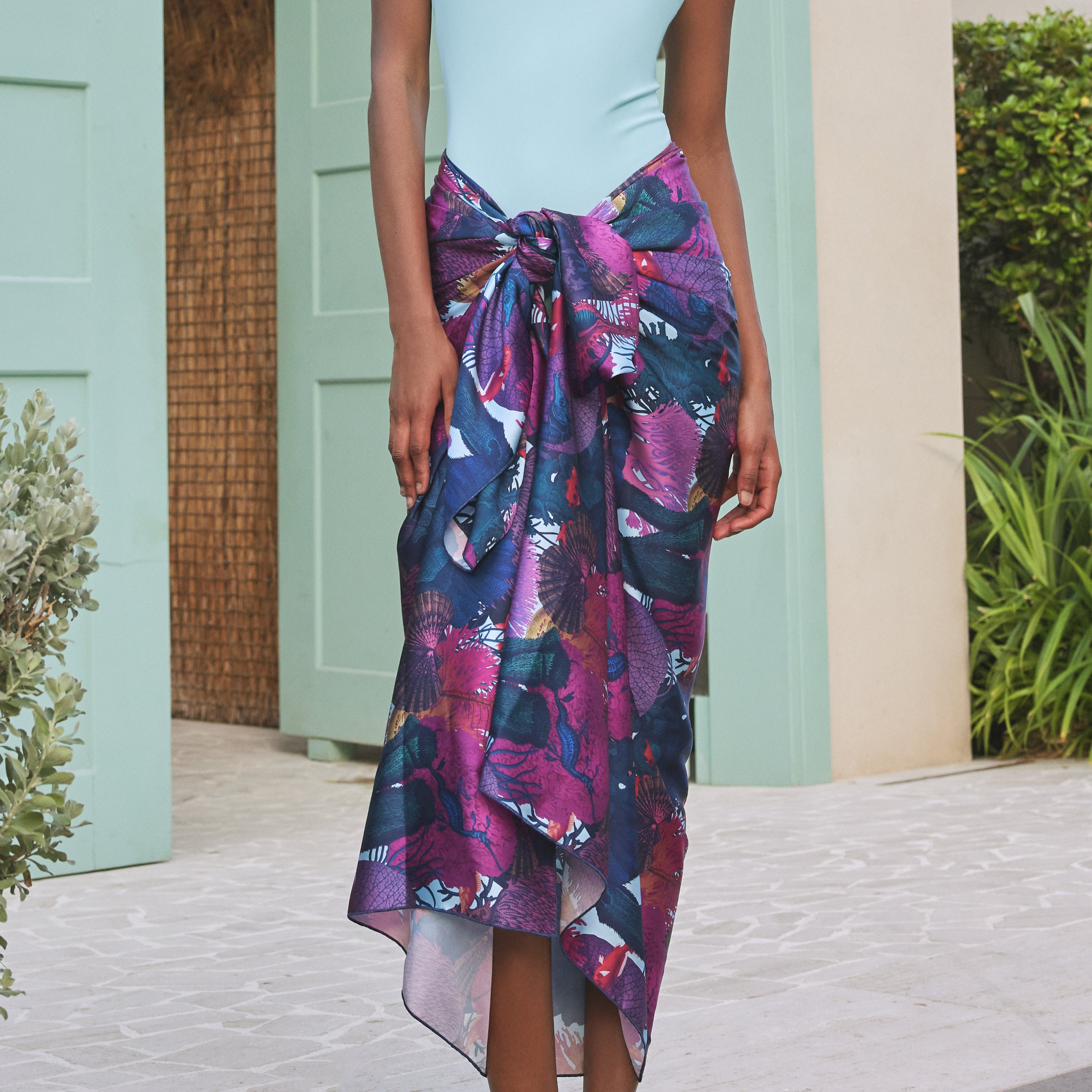 Tangier Silk Beach Skirt